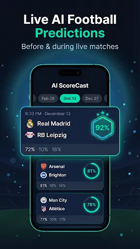 Скриншот 1 — AI Football Match Predictions