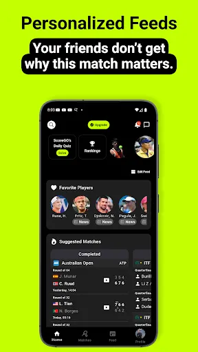 Скриншот 2 — ScoreGO - The Tennis Pro Tours