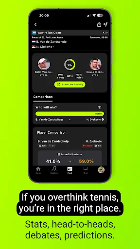Скриншот 4 — ScoreGO - The Tennis Pro Tours