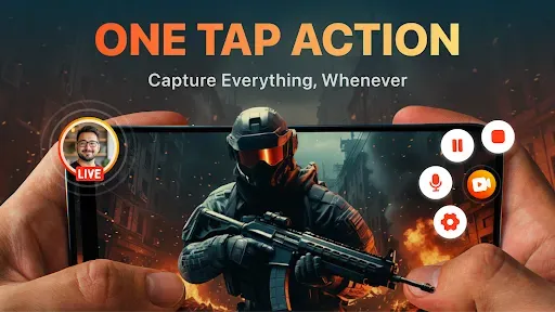 Скриншот 1 — Screen Recorder: Audio & Video