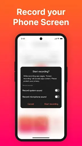 Скриншот 2 — Screen Recorder: Audio & Video