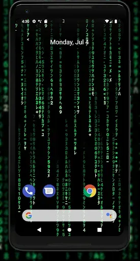 Скриншот 1 — Матрица живые обои