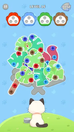 Скриншот 2 — Спасение кошек: Пазл Pin Jam