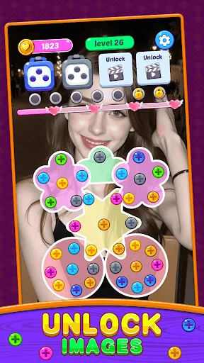 Скриншот 4 — Screw Sort Puzzle: Beauty Girl