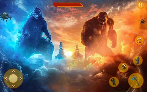 Скриншот 5 — Godzilla x kong City Attack 3D