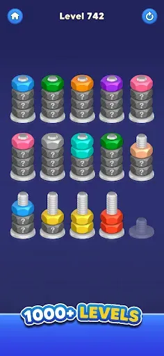 Скриншот 3 — Nut Sort: Color Sort Master