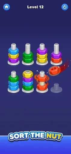 Скриншот 4 — Nut Sort: Color Sort Master