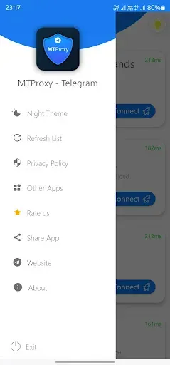Скриншот 5 — MTProxy - Proxy For Telegram