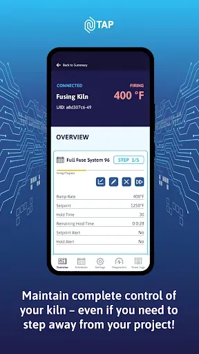 Скриншот 2 — TAP Kiln Control Mobile