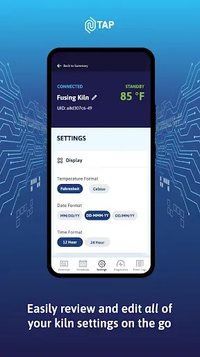 Скриншот 4 — TAP Kiln Control Mobile