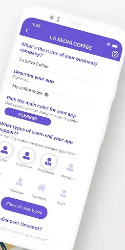 Скриншот 2 — Onespot – Mobile App Builder