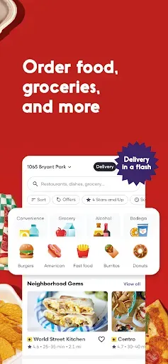 Скриншот 2 — Seamless: Local Food Delivery