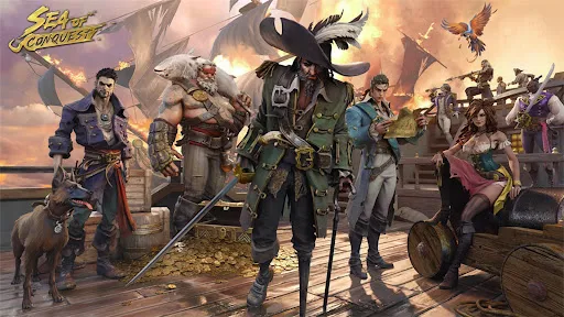 Скриншот 1 — Sea of Conquest: Pirate War