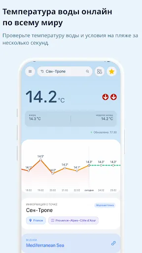 Скриншот 1 — Sea Temperature