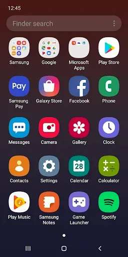 Скриншот 2 — Главный экран One UI от Samsun