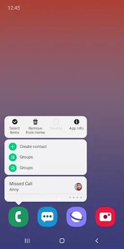 Скриншот 3 — Главный экран One UI от Samsun