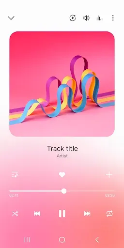 Скриншот 1 — Samsung Music