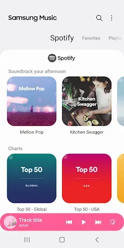 Скриншот 2 — Samsung Music