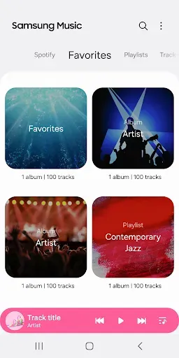 Скриншот 3 — Samsung Music