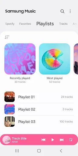 Скриншот 4 — Samsung Music