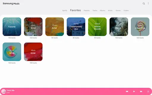Скриншот 8 — Samsung Music