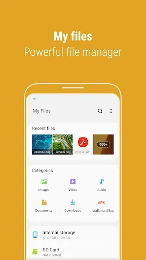 Скриншот 1 — Samsung My Files