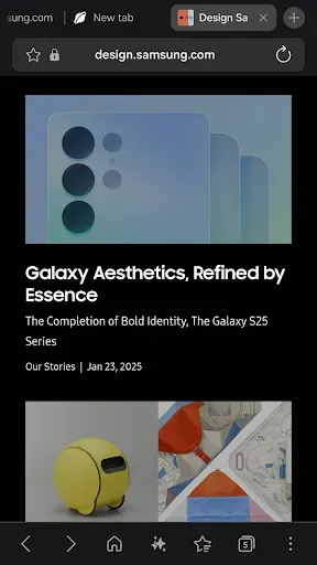 Скриншот 3 — Samsung Internet Browser Beta