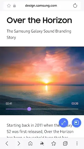 Скриншот 4 — Samsung Internet Browser Beta