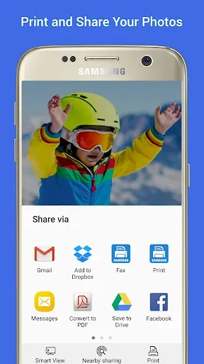Скриншот 1 — Модуль службы печати Samsung