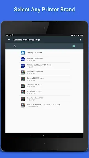 Скриншот 5 — Модуль службы печати Samsung