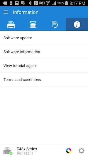 Скриншот 4 — Samsung Mobile Print