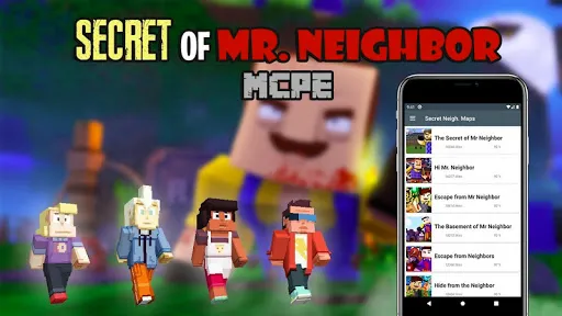 Скриншот 1 — Hello Mr Neighbor 2 for MCPE