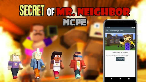 Скриншот 2 — Hello Mr Neighbor 2 for MCPE