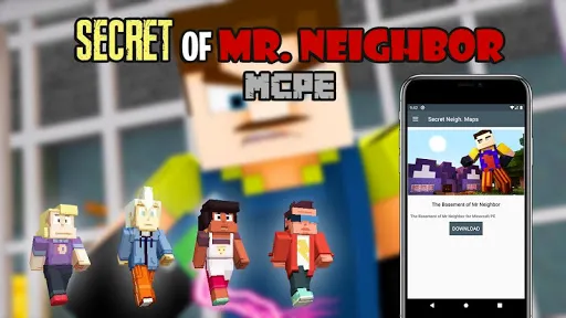 Скриншот 3 — Hello Mr Neighbor 2 for MCPE