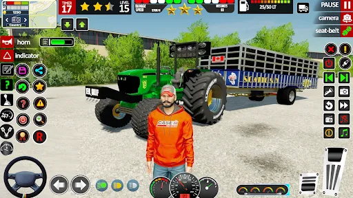 Скриншот 1 — Farm Tractor Simulator Game