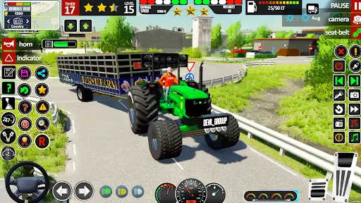 Скриншот 3 — Farm Tractor Simulator Game