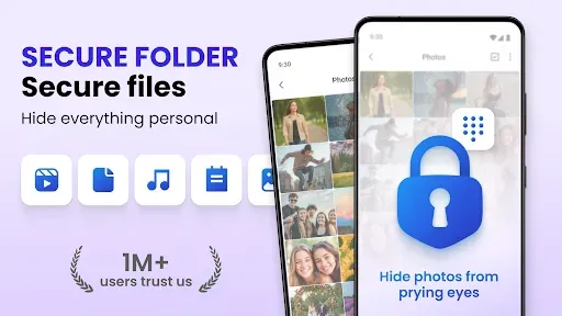 Скриншот 1 — Secure Folder - Secure files