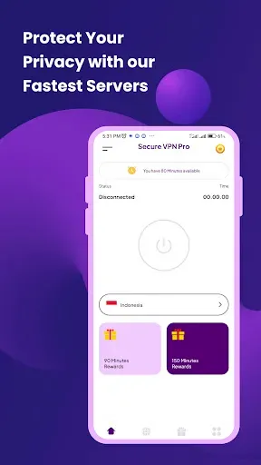 Скриншот 1 — Secure VPN Pro - Proxy Master