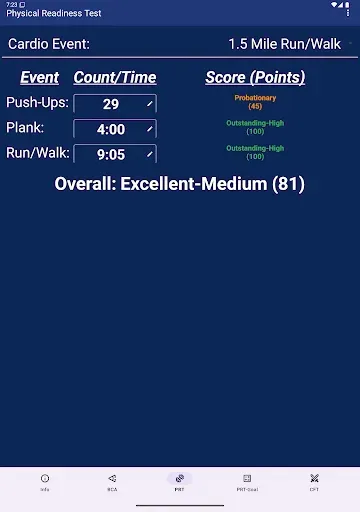 Скриншот 8 — Navy PFA Calc