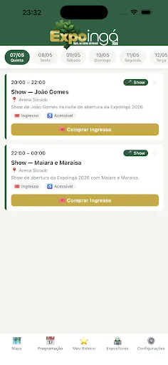 Скриншот 2 — Expoingá 2026