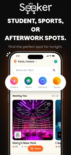 Скриншот 4 — Seeker Social – Nightlife
