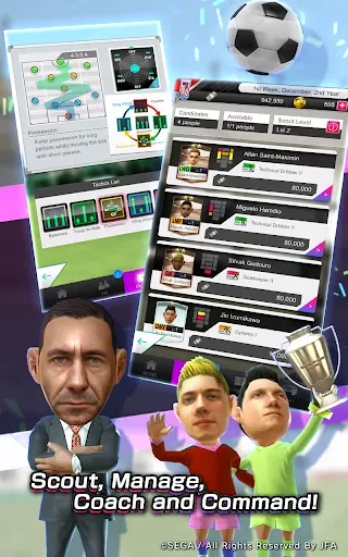 Скриншот 2 — SEGA Pocket Club Manager