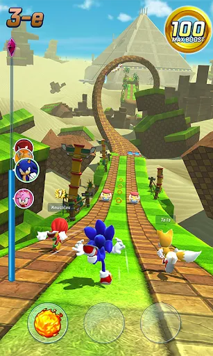Скриншот 1 — Sonic Forces боевой & бег игры