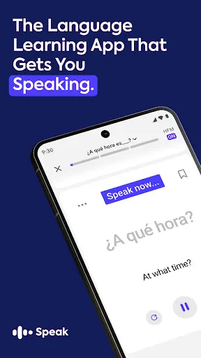Скриншот 1 — Speak - Language Learning