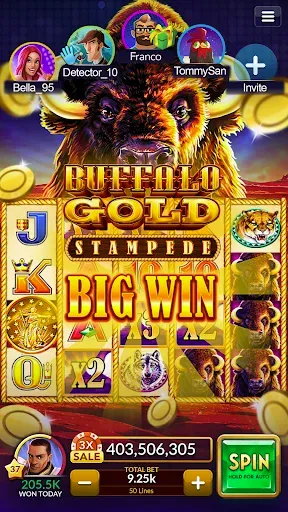 Скриншот 2 — Big Fish Casino: соц слот-игры