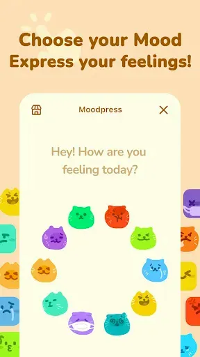 Скриншот 3 — Moodpress - график настроения