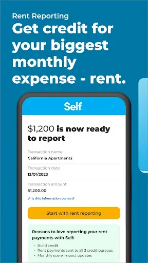 Скриншот 5 — Self – Credit Builder & Cash