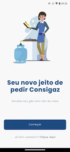 Скриншот 1 — App Consigaz : Peça Seu Gás