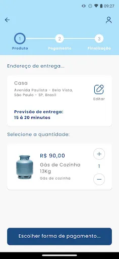 Скриншот 2 — App Consigaz : Peça Seu Gás