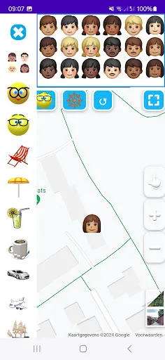 Скриншот 2 — Sendamap - Emojis, maps, track